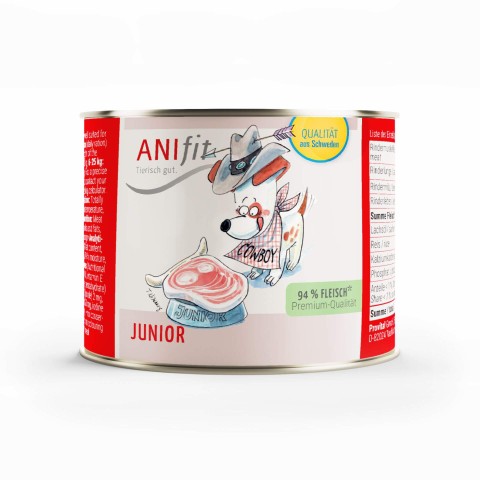 Dog Accessories Wet pet food Junior 200g 6 Piece -1- Anifit